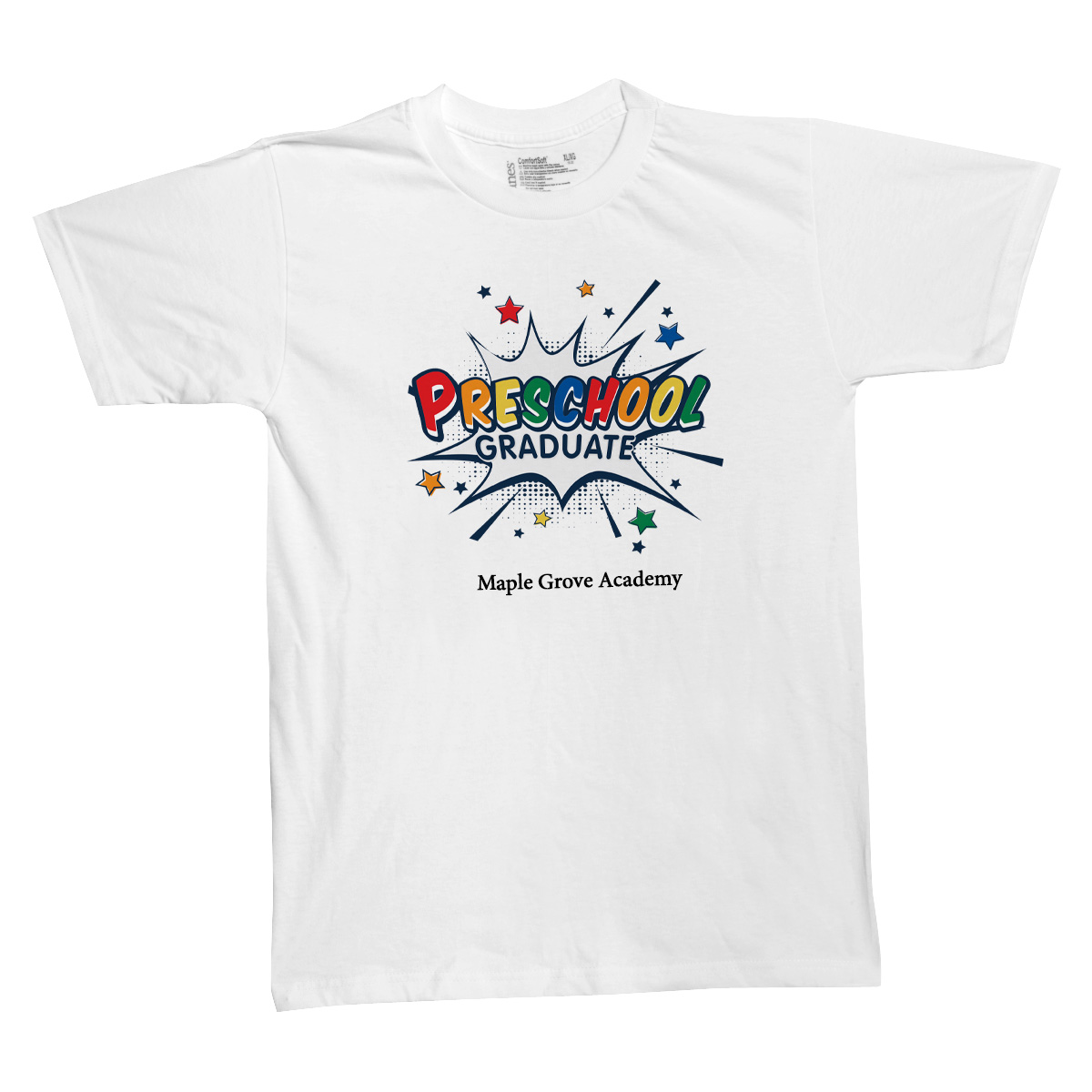 Starburst Preschool Graduate Custom T-shirt | Alphabet U