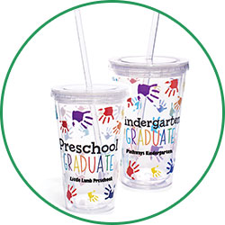 Handprint Grad Tumblers